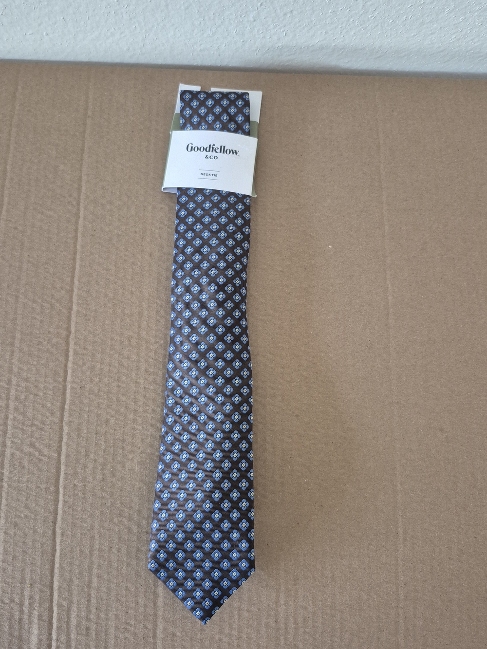 Goodfellow & Co Navy Blue Geometric Men's Tie